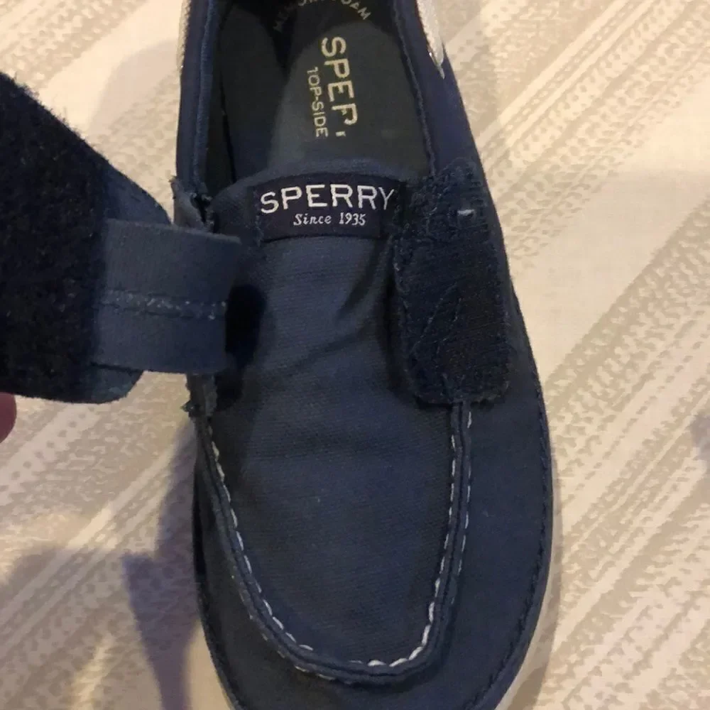 Sperry Top-Sider Little Boys Cruz Jr Navy Shoes - Size 11 1/2